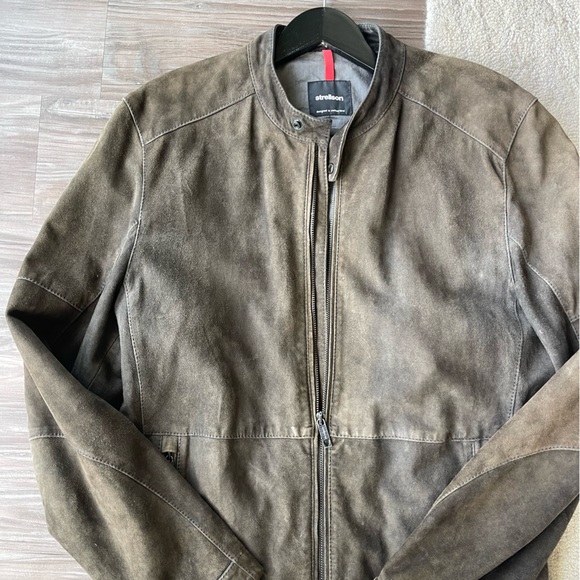 COPY - STRELLSON | Vintage Suede Racer Jacket - Picture 2 of 2